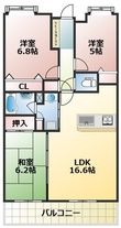 アルバガーデングランデージ白川公園の間取図
