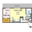 熊本市北区飛田４丁目の間取図