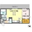熊本市北区飛田４丁目の間取図