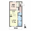 菊池郡菊陽町大字原水の間取図