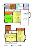 南サンシャインⅡの間取図