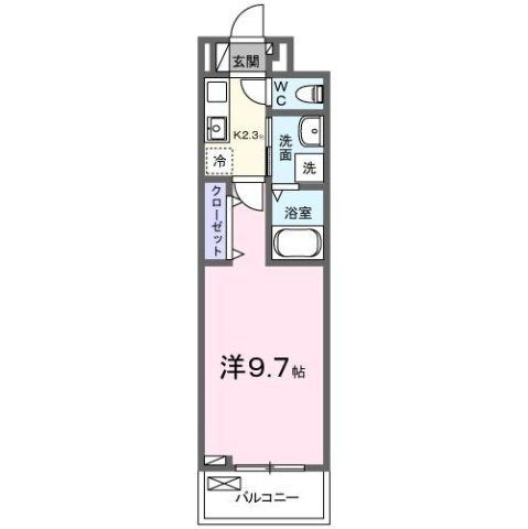 拡大写真:ヴィラ ローレル 3階305の間取り