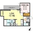 熊本市中央区新屋敷2丁目の間取図