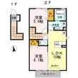 熊本市中央区黒髪4丁目の間取図