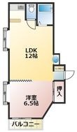 熊本市中央区坪井1丁目の間取図