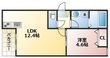 熊本市東区御領3丁目の間取図