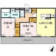熊本市東区長嶺東4丁目の間取図