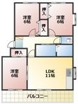 熊本市西区池田1丁目の間取図