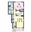 エスポワールヒルAの間取図