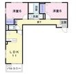 アルカンジュ光 壱番館の間取図