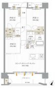 熊本市東区月出8丁目の間取図