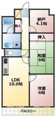 熊本市中央区出水3丁目の間取図