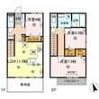 熊本市中央区帯山4丁目の間取図