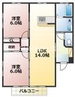 第3石南荘の間取図