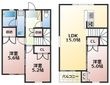 熊本市中央区帯山7丁目の間取図