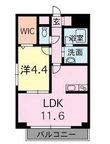 熊本市中央区新町3丁目の間取図