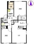 熊本市北区清水万石1丁目の間取図
