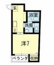 熊本市中央区水道町の間取図
