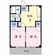 コーポシャインⅡの間取図