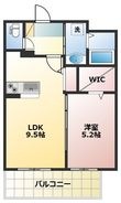 熊本市中央区薬園町の間取図
