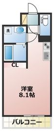 熊本市中央区薬園町の間取図