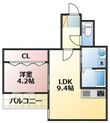 熊本市中央区渡鹿3丁目の間取図