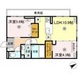 熊本市東区尾ノ上3丁目の間取図