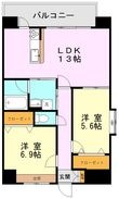 熊本市北区大窪４丁目の間取図