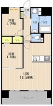LIBTH菊陽Ⅱの間取図