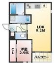 熊本市西区花園2丁目の間取図