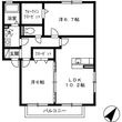 合志市幾久富の間取図