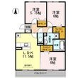 熊本市東区江津2丁目の間取図