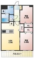 KANNA‐KAMUIの間取図