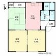 熊本市北区鶴羽田1丁目の間取図