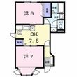 ファミーユボヌールの間取図