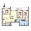 熊本市中央区大江6丁目の間取図