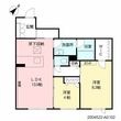 熊本市中央区帯山2丁目の間取図