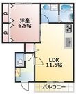 フィリア水前寺公園の間取図