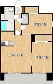 熊本市中央区新町3丁目の間取図