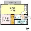 熊本市東区小山1丁目の間取図