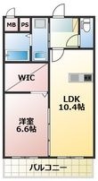 HARE菊陽の間取図
