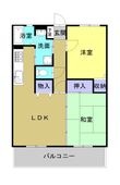 熊本市北区飛田２丁目の間取図