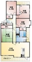 ロワイヤルMの間取図