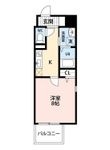 熊本市中央区西子飼町の間取図