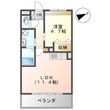 熊本市東区神園1丁目の間取図