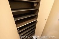 ちょっとした収納スペースも充実しています
