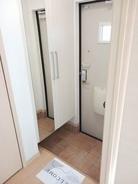 ゆったりとした玄関です