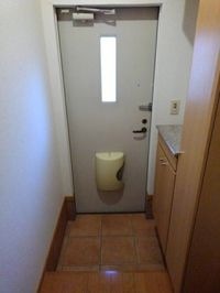 落ち着いた玄関です