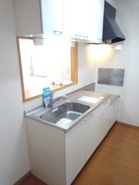 コンパクトなキッチンで掃除もラクラク
