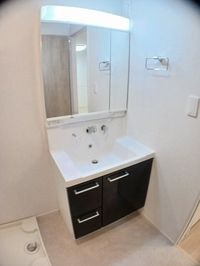 コンパクトで使いやすい洗面所